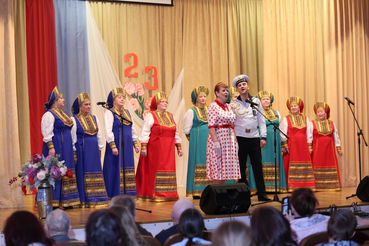 Праздничный концерт, посвященный дорогим мужчинам «Защитникам Отечества»